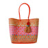 Large Mercado Bag With Tassel, Orange Whimsey